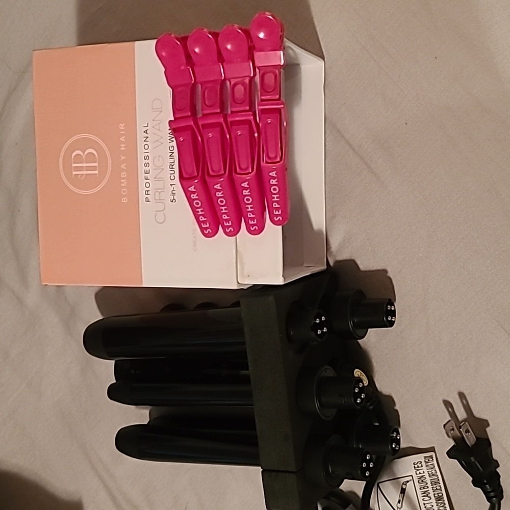 Bombay Hair Professional 5 in 1 Interchangeable  Curling Wand with Sephora Clip
